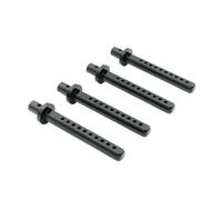 RC Crawler Body Post Mounts 1/10 Scale Black Metal Compatible con TF2 y Modelos similares