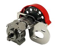 RC Crawler Central Gearbox Transmission Box 1/10 Aluminio de Escala con Motor Gear Compatible con 90046 90047