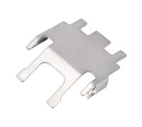 RC Crawler Chassis Armor Skid Plate Axle Protector 1/18 Escala de Acero Inoxidable Compatible con
