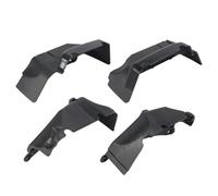 RC Crawler Fender Flares Set 1/10 Escala con Shock Tower Compatible con SCX10 Planetary Gearbox Chassis 313mm Wheelbase