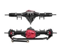 RC Crawler Front Rear Axle 1/10 Escalera CNC Metal Upgrade Part Compatible con el 1/10.(Front and Rear)