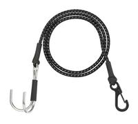 RC Crawler Kinetic Winch Strap 1/10 Scale Elastic Recovery Rope Compatible con Elemento RC Models I II III y Vehículos de Extensión(Black)