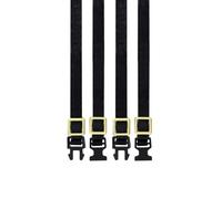 RC Crawler Kinetic Winch Strap 1/10 Scale Elastic Recovery Rope Compatible con Elemento RC Models I II III y Vehículos de Extensión(2Pcs Luggage Rope)