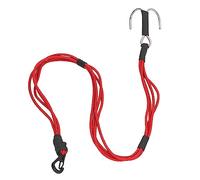 RC Crawler Kinetic Winch Strap, Cuerda de Remolque de Alta Resistencia RC Crawler con Ganchos para 1/10 1/8 RC Car (Rojo)