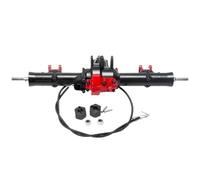 RC Crawler Metal Axle Set Front and Back con Lock Diferencial para 1/10 Escala Upgrade Parts Compatible con Varios Modelos(Rear AXLE)