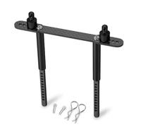 RC Crawler Metal Body Post Holder 1/10 Scale Front Rear Shell Mount Column Compatible con 90046 90047(Rear Black)