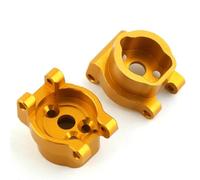 RC Crawler Rear Portal Drive Axle Mount 1/10 Escala Metal Compatible con(Yellow)