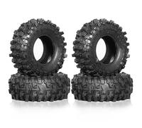 RC Crawler Ruedas Juego Compatible con AX24 para SCX24 para FCX24 1/18 para TRX4M Mejora para Crawler RC 1/24: Neumáticos Mud Slingers 1.0 con Inserto De Espuma