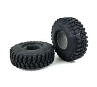 RC Crawler Ruedas Juego Compatible con Axial para SCX10 para D90 para TF2 para MST para Tamiya 1:10 RC 1,9 "neumáticos De Goma Voodoo KLR 105 * 35mm 2 Uds