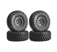 RC Crawler Ruedas Juego Compatible con Axial para SCX10 para Wraith para Capra para Traxxas para TRX4 D90 1/10 RC Crawler Car Juego De 4 Llantas De Rueda De Metal 2.2 Beadlock De 135 Mm