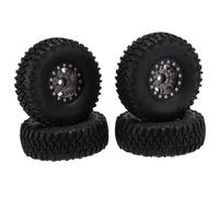 RC Crawler Ruedas Juego Compatible con Axial para Yeti 90069 D90 TF2 para Tamiya CC01 LC70 para MST 1/10 RC Crawler Car Juego De 4 Llantas De Rueda De Metal Beadlock 1,55