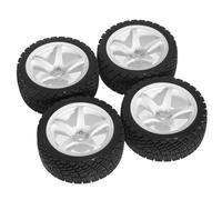 RC Crawler Ruedas Juego Compatible con Tamiya para TT01 para TT02 XV01 XV02 TA06 W181 1/10 RC Neumáticos para Coche De Carreras De Carretera para Coche De Drifting para Turismo Rueda De 68 Mm