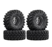 RC Crawler Ruedas Juego Compatible con Traxxas para TRX4 para Axial para SCX10 II CC01 Gen8 Neumáticos Y Llantas Beadlock para Coches RC Crawler 1/10 Y 1/8 2.2"