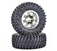 RC Crawler Ruedas Juego Compatible con ZD para Racing DBX07 Coche De Radiocontrol A Escala 1/7 para Todoterreno con Neumáticos Y Ruedas De 165 X 63 Mm