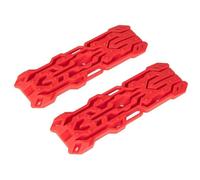 RC Crawler Sand Ladder Recovery Tracks 141x42mm para 1/8 1/10 Escala Compatible con Varios Vehículos Off-Road RC(Red)