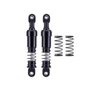 RC Crawler Shock Absorber 1/10 Escala Aluminio Big Bore Oil Damper Compatible con Cheater Rigs y Gamde R1 Comp Builds(Black 85mm 2pcs)
