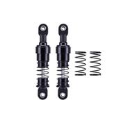 RC Crawler Shock Absorber 1/10 Escala Aluminio Big Bore Oil Damper Compatible con Cheater Rigs y Gamde R1 Comp Builds(Black 75mm 2pcs)
