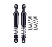 RC Crawler Shock Absorber 1/10 Escala Aluminio Big Bore Oil Damper Compatible con Cheater Rigs y Gamde R1 Comp Builds(Black 105mm 2pcs)