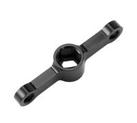 RC Desmontaje Herramienta Para Piezas Universales Coche RC M3/M4/M5 Tuercas Seguridad Hélices Motor Sin Escobillas 2204 Tapa Bala Llave Liberación Rápida Herramienta RC(Black)