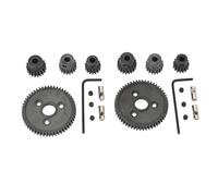 Rc Diferencial Acero Metal 32p Super Gear 54t, Juego de engranajes de piñón 32p 15t 17 19t Dientes Uso suave para Rally Summit E Gear