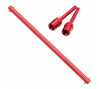 RC Diferencial Copa Car para Tamiya para TT02 para TT02B 1/10 Copa Junta Eje Transmisión Central Aleación Aluminio 54501 54502 Hélice Principal Piezas Coche RC(Red)