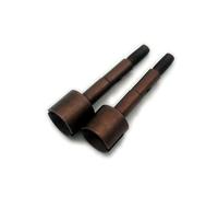 RC Diferencial Copa para HPI para Savage XS para Flux WR8 Bullet 3,0 MT ST 109921 101228 1/10 HD Copa Eje 5x40mm 2 Uds Set Ken Block RC Piezas Actualización Coche(Black)