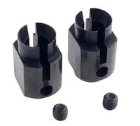 RC Diferencial Copa para HSP 4166 94122 94188 para Buggy 1/10 Copa De Junta Universal Juego Tornillos 02034 2 Uds Fly Fish RC Coche Monster Truck Piezas Mejora(Black)