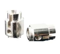RC Diferencial Copa para HSP 4166 94122 94188 para Buggy 1/10 Copa De Junta Universal Juego Tornillos 02034 2 Uds Fly Fish RC Coche Monster Truck Piezas Mejora(Silver)