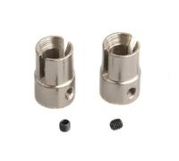 RC Diferencial Copa para HSP para Buggy 02016 1/10 2 Uds Conjunto Copa Junta Acero B Tornillos Universales RC 4WD Fly Fish Todoterreno Coche Monster Truck Crawlers(Silver)