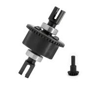 RC Differential Car Accesorios para ARRMA para Kraton para Outcast para Mojave 6S 1/8 1/7 Metal 43T 10T Conjunto Engranaje Diferencial Delantero Trasero RC Mejora Coche Piezas(Black)
