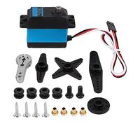 RC Digital Steering Servo 35KG High Force | Coreless Motor for 1/8 1/10 1/12 RC Cars/Boats | IP66 Weatherproof & 270° Wide Control Angle | Aluminum Alloy Gears