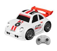 RC Drift Car, Follow Escape Rechargeable Cartoon Mini Vehicle with Lights, Compact Play Support Tool, Reusable Fun Kit, Portable Entertainment Accessory, for Bedroom Living Room Backyard Garden Park