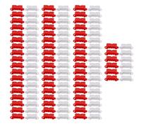 RC Drift Race Road Barrera Plástico Durable Control Remoto Accesorios de Pista de Coche para Drifting Racing DIY Track Set 120PCS Rojo Blanco