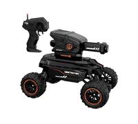 RC Drift Tank Toy Multifunction Armored Vehicle Remote Control Water Bomb Car Multiplayer Competitive Gift-Orange