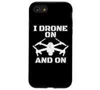 RC Drone Lover Divertido Drone Piloto Quadcopter Drone Racing Carcasa para iPhone SE (2020) / 7 / 8