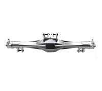 RC Eje Delantero Trasero Compatible con Losi para Super para Baja para Rey 2.0 Accesorios De Mejora para La Carcasa del Eje Trasero De Aluminio CNC 7075 para Coche RC 1/6(Silver)