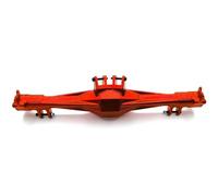 RC Eje Delantero Trasero Compatible con Losi para Super para Baja para Rey 2.0 Accesorios De Mejora para La Carcasa del Eje Trasero De Aluminio CNC 7075 para Coche RC 1/6(Red)