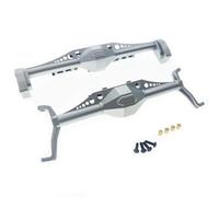 RC Eje Delantero Trasero para Axial para Capra 1.9 para UTB AXI03000T1 AXI03000T2 AXI03004 1/10 1 Juego Actualización Carcasa Eje Delantero Trasero Aleación Coche RC Alta Resistencia(Set)