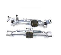 RC Eje Delantero Trasero para Axial SCX6 Honcho 1/6 RC Car Aluminio 7075# Carcasa del Eje Delantero Y Trasero Accesorios Mejora Articulación Rojo para Plata