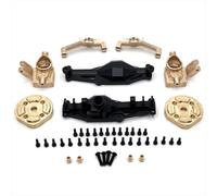 RC Eje Delantero Trasero para MJX H12Y I II 1/12 Carcasa del Eje Delantero Coche RC Tapacubos Delantero C para Asiento Kit Cubierta del Eje La Puerta Accesorios Negros para Coche RC