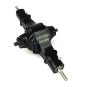 RC Eje Delantero Trasero para Tamiya 1/14 RC Car Truck Model Axle Upgrade Modification Q-9024 Diferencial Metal Trasero Pasante Puente Adecuado