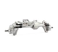 RC Ejes Delantero Trasero Compatible con Axial para Capra para SCX10 III RC Car Cheater Rigs Eje De Portal De Desplazamiento De Aluminio con Piezas De Actualización De Montaje De Servo