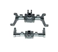 RC Ejes Delantero Trasero Compatible con FMS para Xiaoqi para FCX24 1/24, Piezas De Repuesto para Coche De Control Remoto, Actualización De Metal, Carcasa De Eje Delantero Y Trasero CNC Modificada