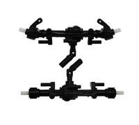 RC Ejes Delantero Trasero Compatible con MN D90 para MN-90 para MN98 MN99 para MN99S MN45 Repuestos para Coche RC 1/12, Eje Delantero Y Trasero con Engranaje Metálico, Accesorios De Actualización