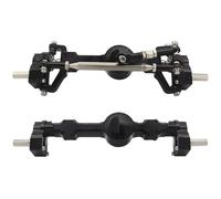 RC Ejes Delantero Trasero Compatible con MN para MN99S para MN98 D90 D91 D99 D99S MN90 Piezas De Mejora para Coche RC 1/12, Eje De Portal Delantero Y Trasero Totalmente Metálico