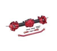 RC Ejes Delantero Trasero Compatible con MN128 G500 MN86KS MN86S Mejora para Coche RC Crawler 1/12 con Diferencial Delantero Y Trasero, Eje Recto Y Engranaje Diferencial