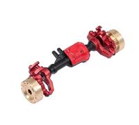 RC Ejes Delantero Trasero Compatible con Trxs para TRX-4 1/10 RC Crawler Car, Accesorios De Actualización RC para Bricolaje, Eje De Puente Delantero Y Trasero De Metal.