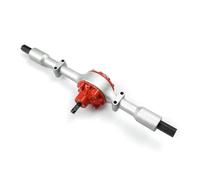RC Ejes Delantero Trasero Compatible con WPL D12 C14 C24 C24-1 B14 B24 B36 para Mini Camión, Piezas Modificadas, Eje Trasero con Engranaje De Metal Y Engranaje De Acero.