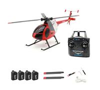 RC ERA C184 MD500 - Helicóptero teledirigido con sensor de flujo óptico, mantenimiento de altitud y estabilización de giroscopio de 6 ejes, 2,4 GHz, 4 canales, para adultos