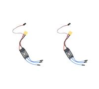 RC ESC, 30A Sin Escobillas ESC XT60 Controlador Electrónico de Velocidad para Control Remoto Drone Helicóptero FPV